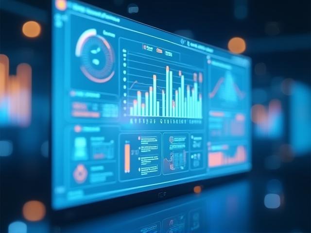 Interactive data portal interface showing government statistics and charts