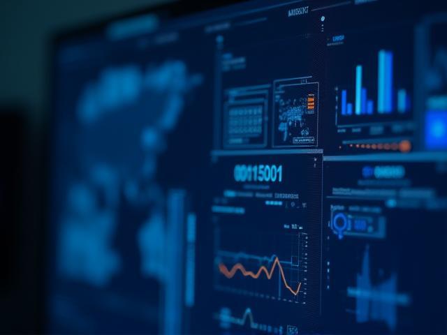 Interactive dashboard showcasing layered digital maps and data visualization